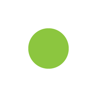 Greenglo Blank Circle Label