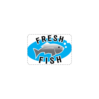 Fresh Fish seafood label
