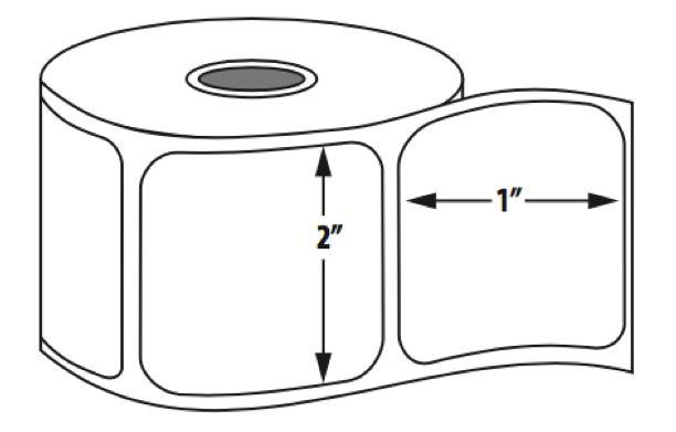 2” x 1” Z-Ultimate 3000T Poly/UL Labels