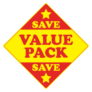 Value Pack Save Label