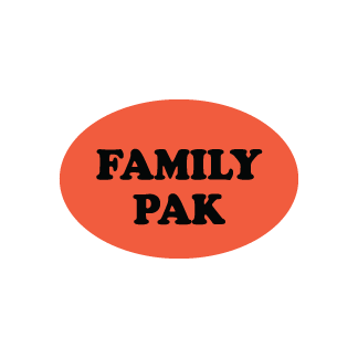 Family Pak meat label