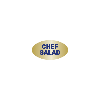 Chef Salad deli label