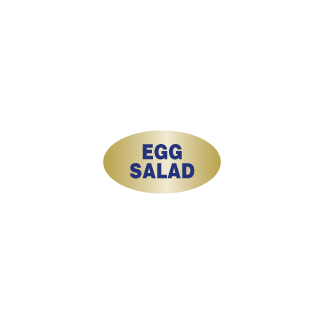Egg Salad deli label