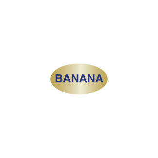 Banana on Gold Foil flavor bakery deli