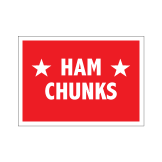Ham Chunks Label