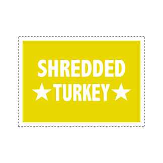 Shredded Turkey - Yellow & White