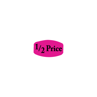 1/2 Price - Black on Pinkglo