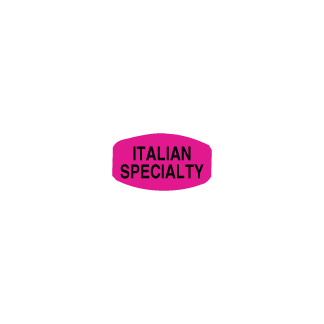 Italian Specialty   Black on Pinkglo