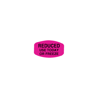 Reduced-Use Today or Freeze -  Black on Pinkglo