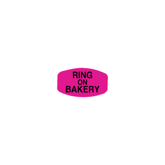 Ring On Bakery -  Black on Pinkglo