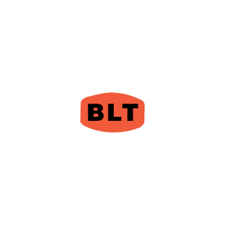 BLT bakery deli bacon lettuce tomato label