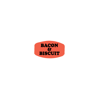 Bacon & Biscuit bakery deli label