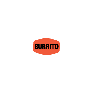 Burrito deli label