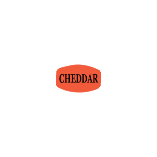Cheddar flavor label bakery deli