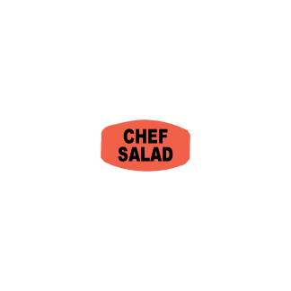 Chef Salad deli label
