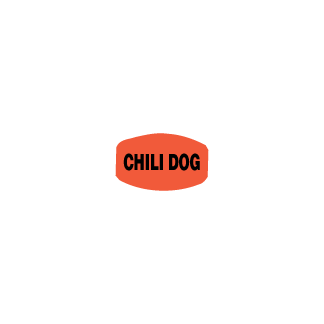 Chili Dog meat deli label