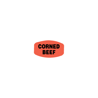 Corned Beef meat deli label