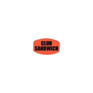 Club Sandwich deli label