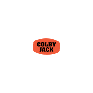 Colby Jack cheese deli label