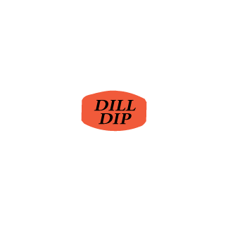 Dill Dip deli label