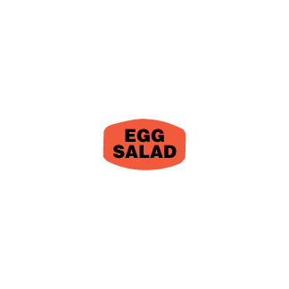 Egg Salad deli bakery label