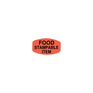 Food Stampable Item label