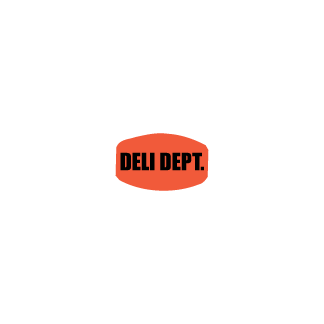 Deli Dept. label