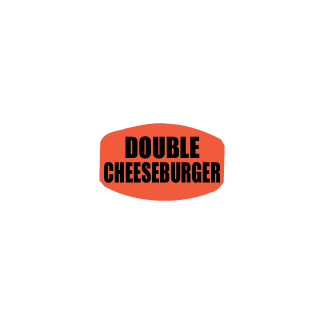 Double Cheeseburger meat label