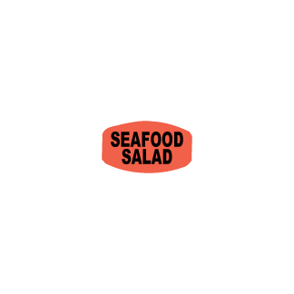 Seafood Salad - Black on Redglo