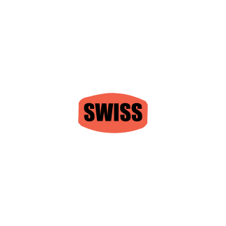 Swiss - Black on Redglo