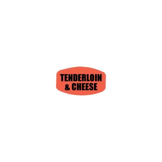 Tenderloin & Cheese - Black on Redglo