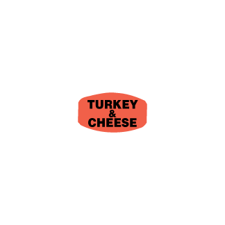 Turkey & Cheese - Black on Redglo
