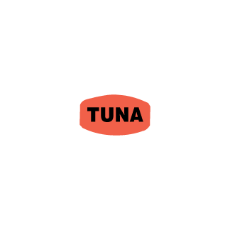 Tuna - Black on Redglo