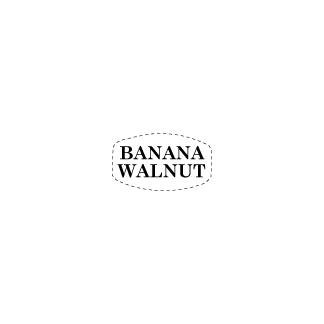 Banana Walnut flavor label bakery deli