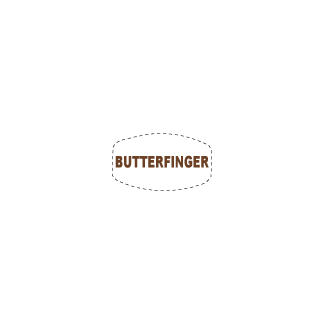 Butterfinger bakery deli label flavor