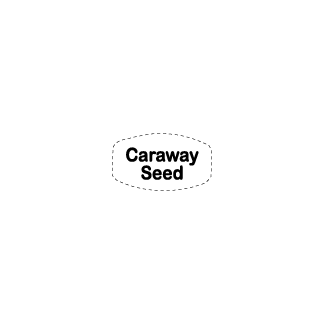 Caraway Seed flavor bakery deli label