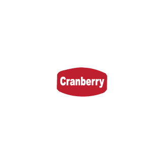 Cranberry flavor bakery deli label
