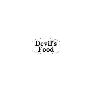Devils Food bakery label
