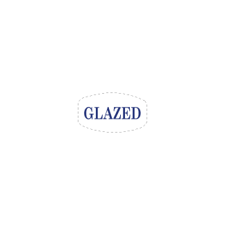 Glazed bakery meat flavor label