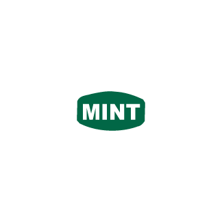 Mint on white