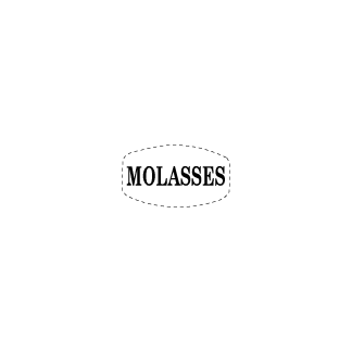 Molasses on white