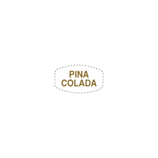 Pina Colada on white