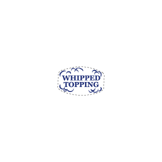 Whipped Topping Label
