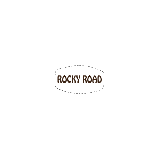 Rocky Road on white