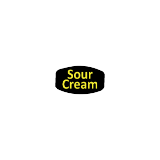 Sour Cream on white