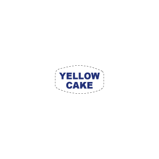 Yellow Cake Label