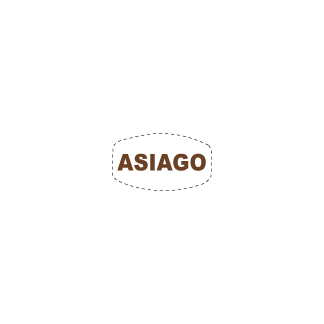 Asiago flavor label bakery deli
