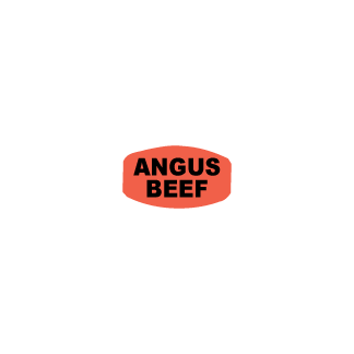 Angus Beef meat label