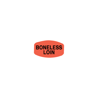 Boneless Loin meat label