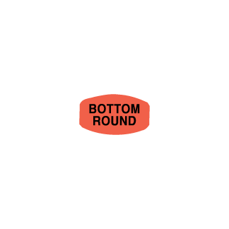 Bottom Round meat label